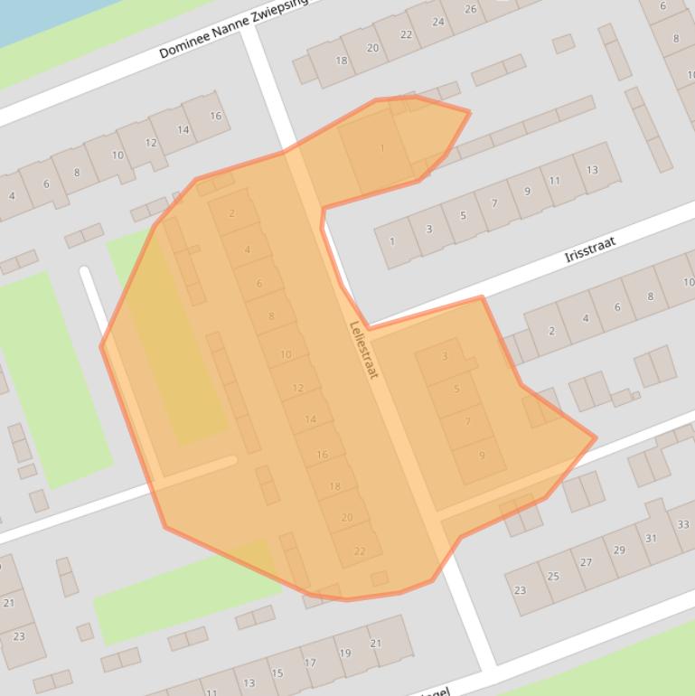 Kaart van postcodegebied 1511ES.