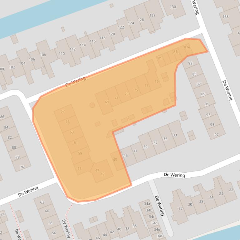 Kaart van postcodegebied 1511HB.