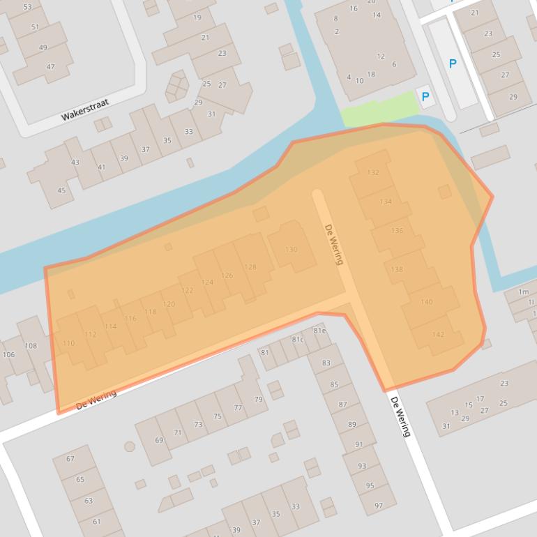 Kaart van postcodegebied 1511HJ.