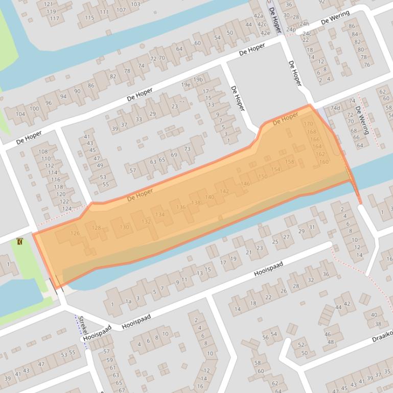 Kaart van postcodegebied 1511HP.