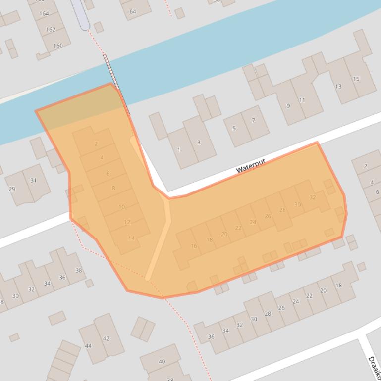 Kaart van postcodegebied 1511JB.