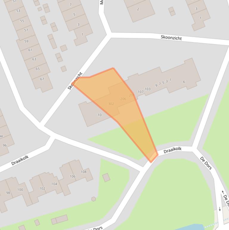 Kaart van postcodegebied 1511JR.