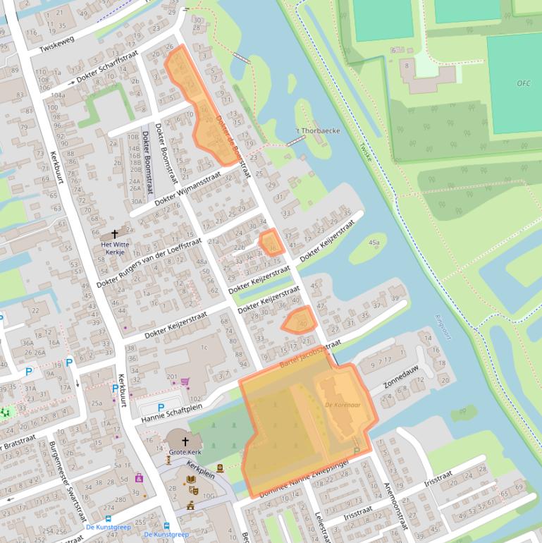Kaart van postcodegebied 1511VH.