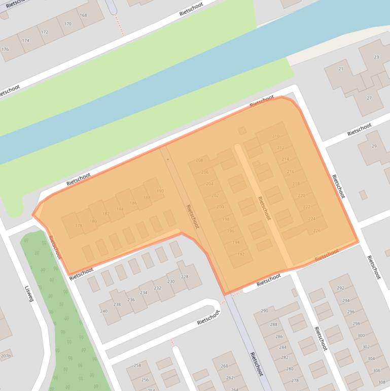 Kaart van postcodegebied 1511WR.