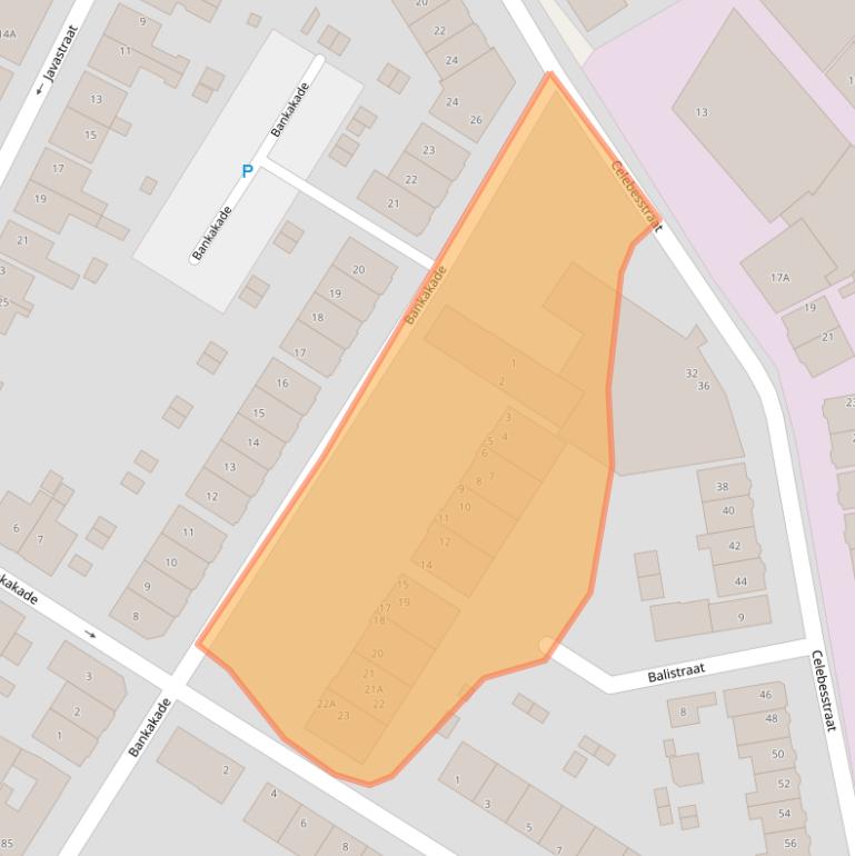 Kaart van postcodegebied 1521BL.