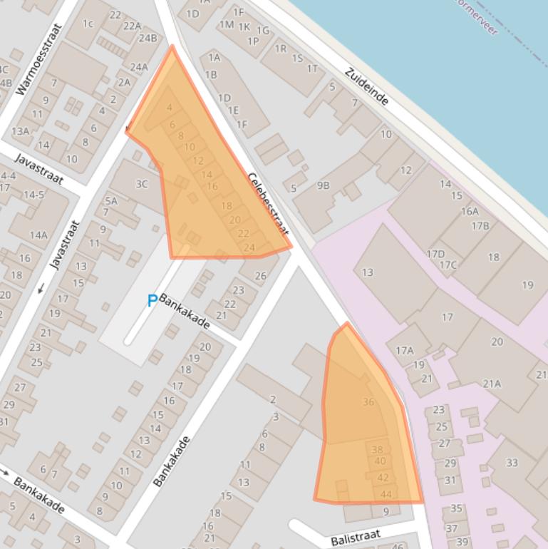 Kaart van postcodegebied 1521BT.