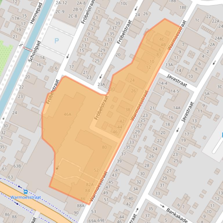 Kaart van postcodegebied 1521CK.