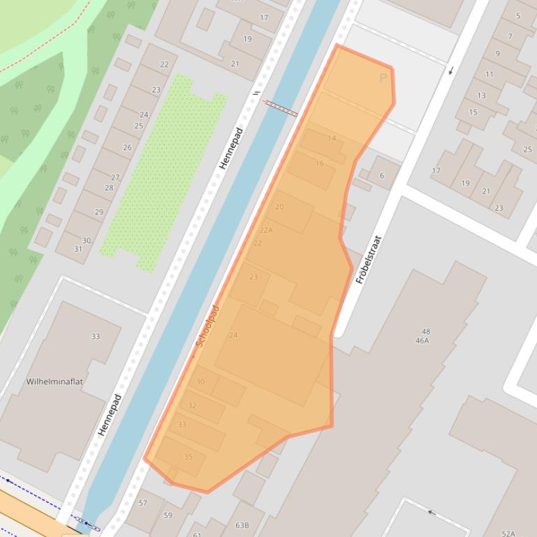Kaart van postcodegebied 1521DE.