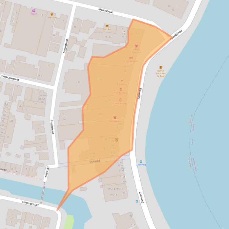 Kaart van postcodegebied 1521DS.