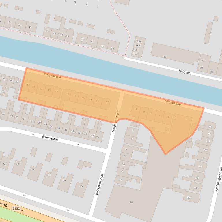 Kaart van postcodegebied 1521ET.