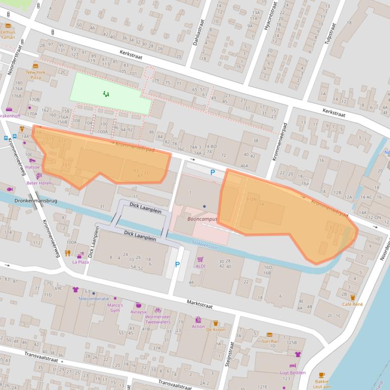 Kaart van postcodegebied 1521HA.