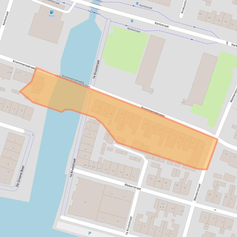 Kaart van postcodegebied 1521HD.