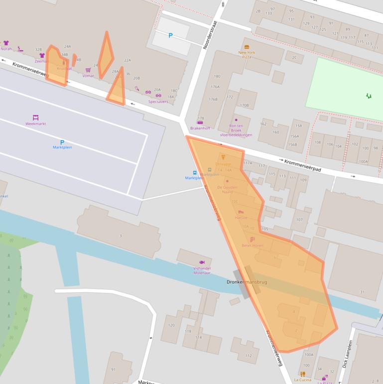 Kaart van postcodegebied 1521HJ.