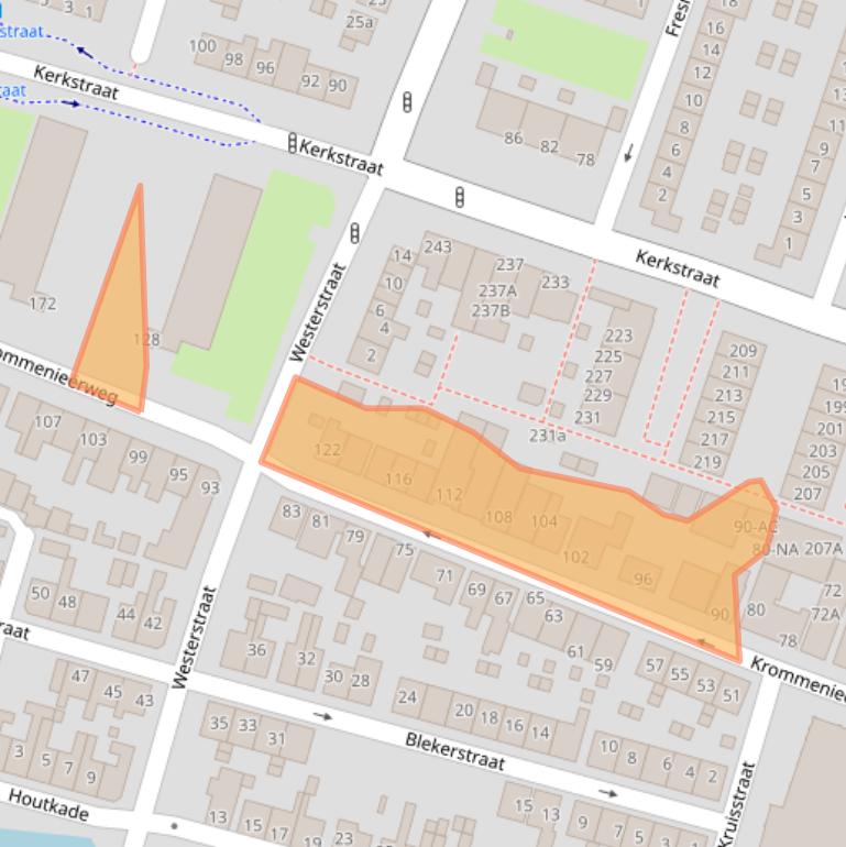 Kaart van postcodegebied 1521HL.
