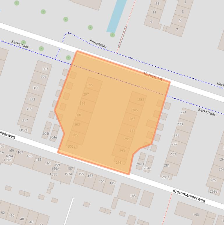 Kaart van postcodegebied 1521JL.