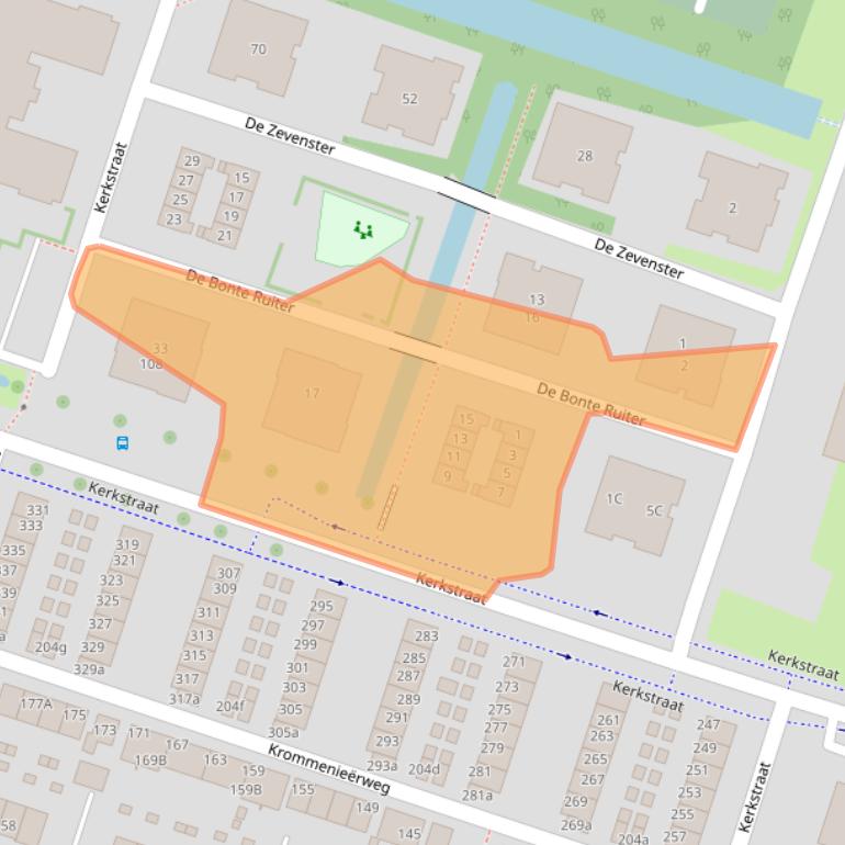 Kaart van postcodegebied 1521JV.