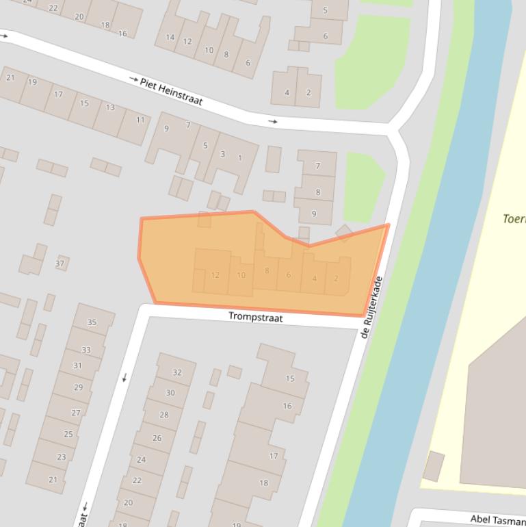 Kaart van postcodegebied 1521KR.