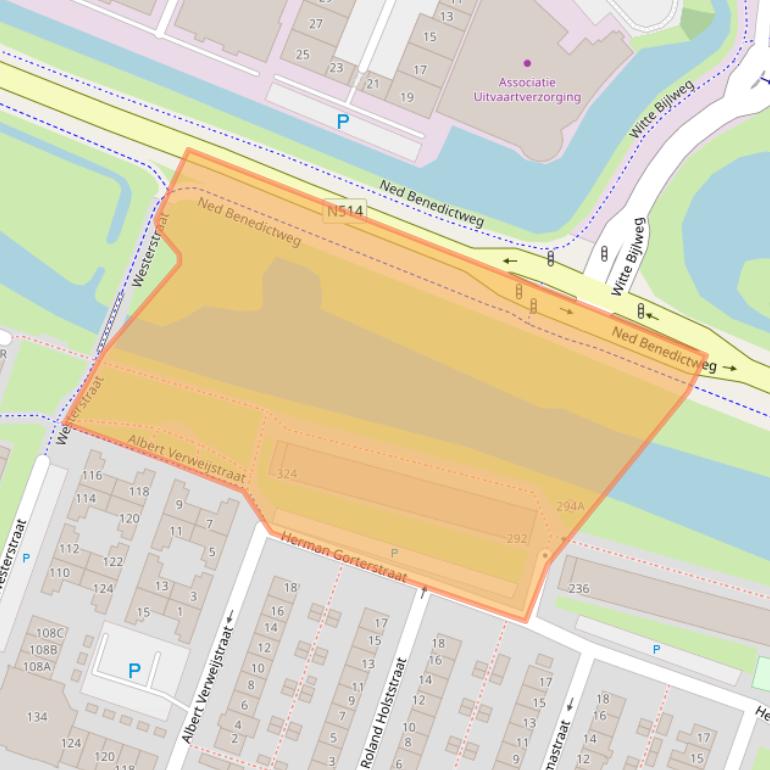 Kaart van postcodegebied 1521MZ.