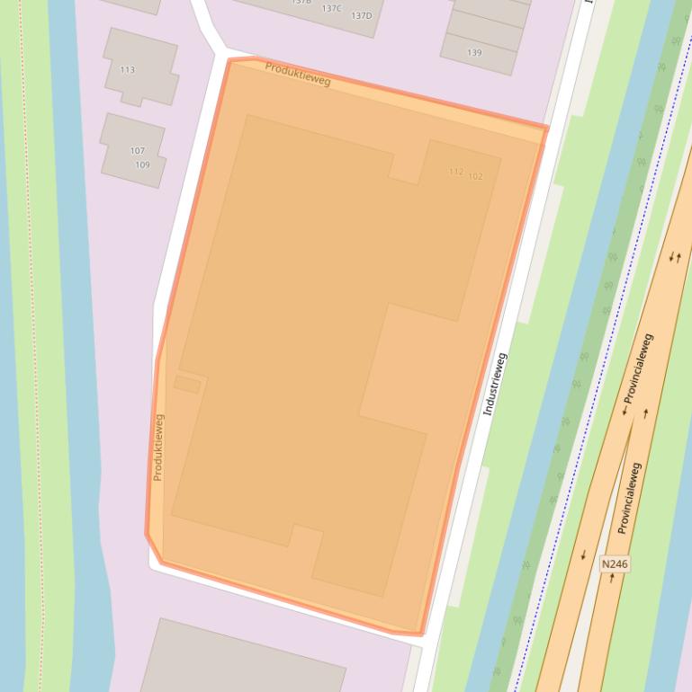 Kaart van postcodegebied 1521NK.