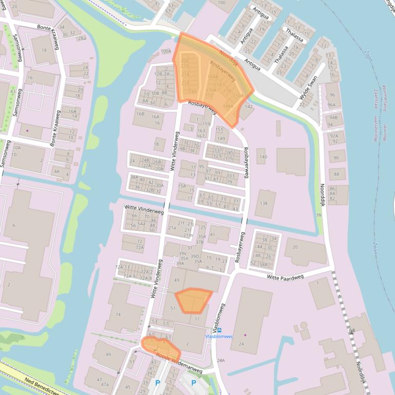 Kaart van postcodegebied 1521PT.