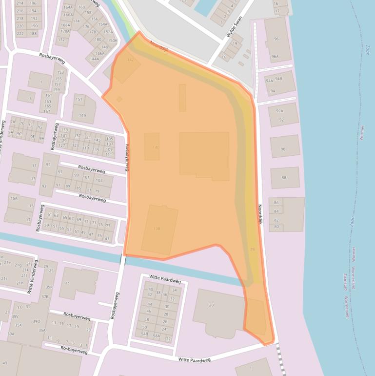 Kaart van postcodegebied 1521PX.