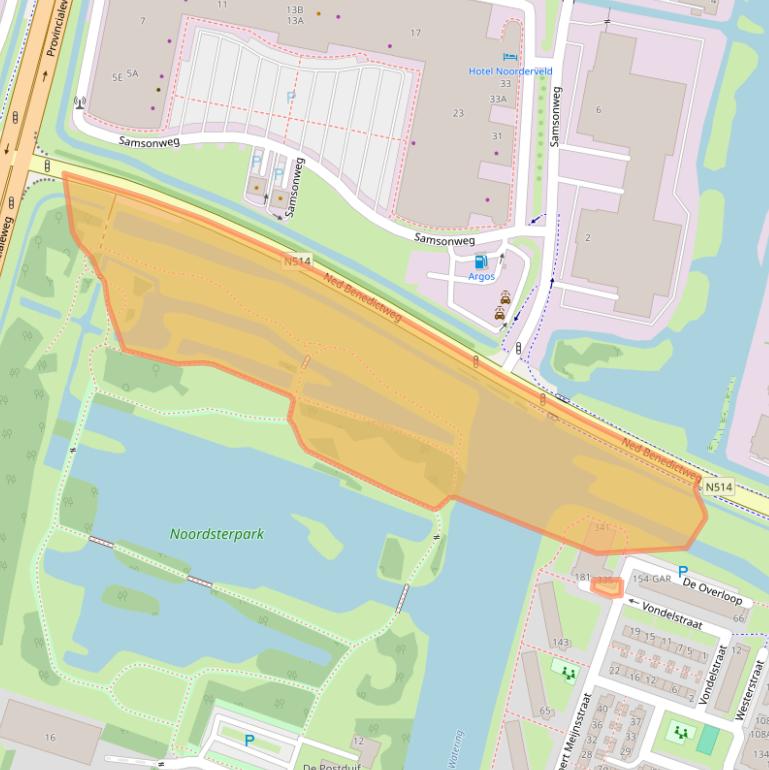 Kaart van postcodegebied 1521ZZ.