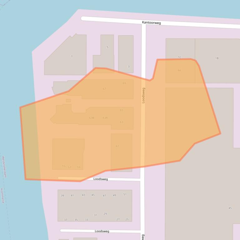 Kaart van postcodegebied 1525RK.