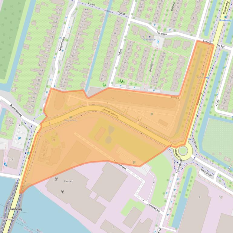 Kaart van postcodegebied 1531AD.