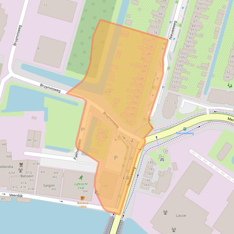 Kaart van postcodegebied 1531AH.