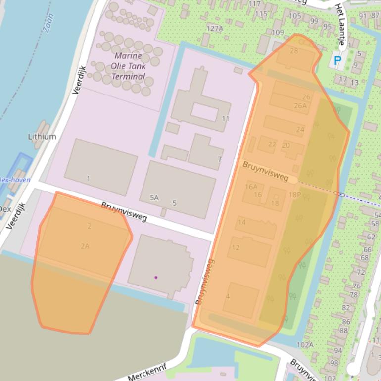 Kaart van postcodegebied 1531AZ.