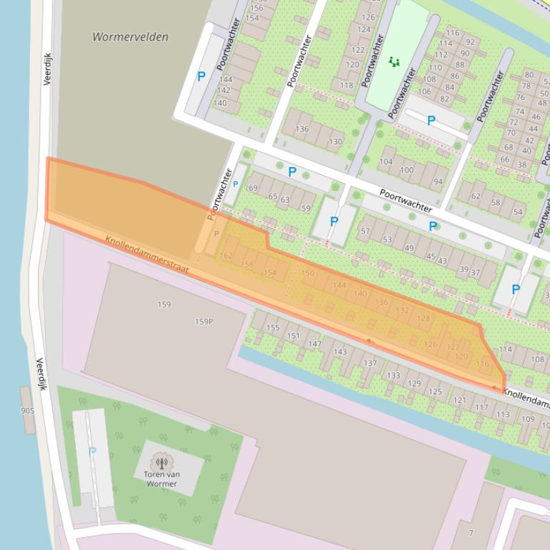 Kaart van postcodegebied 1531BH.