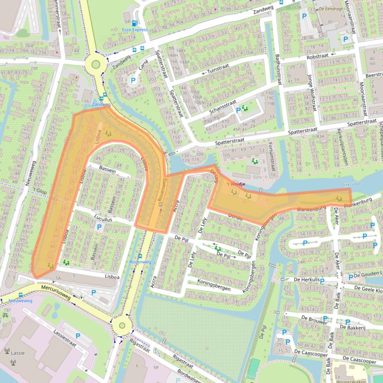 Kaart van postcodegebied 1531BN.