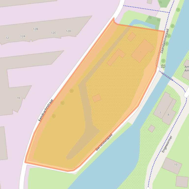 Kaart van postcodegebied 1531BT.