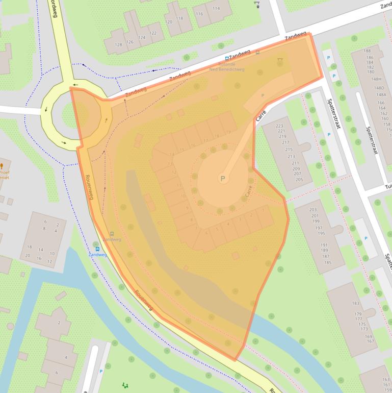 Kaart van postcodegebied 1531BW.