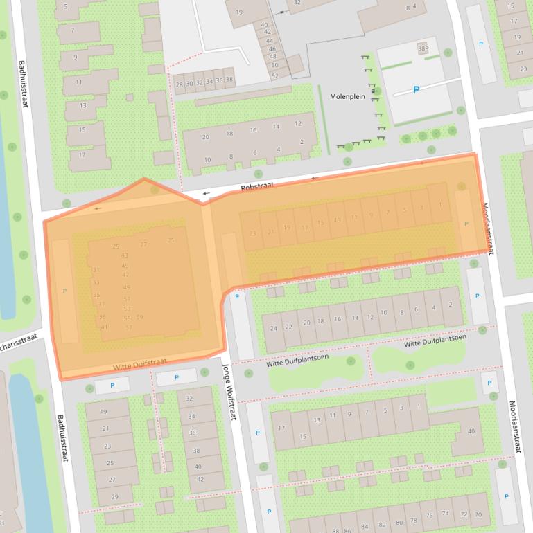 Kaart van postcodegebied 1531CH.
