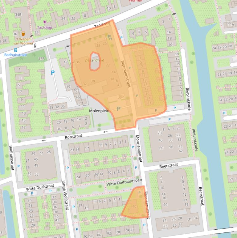 Kaart van postcodegebied 1531CM.
