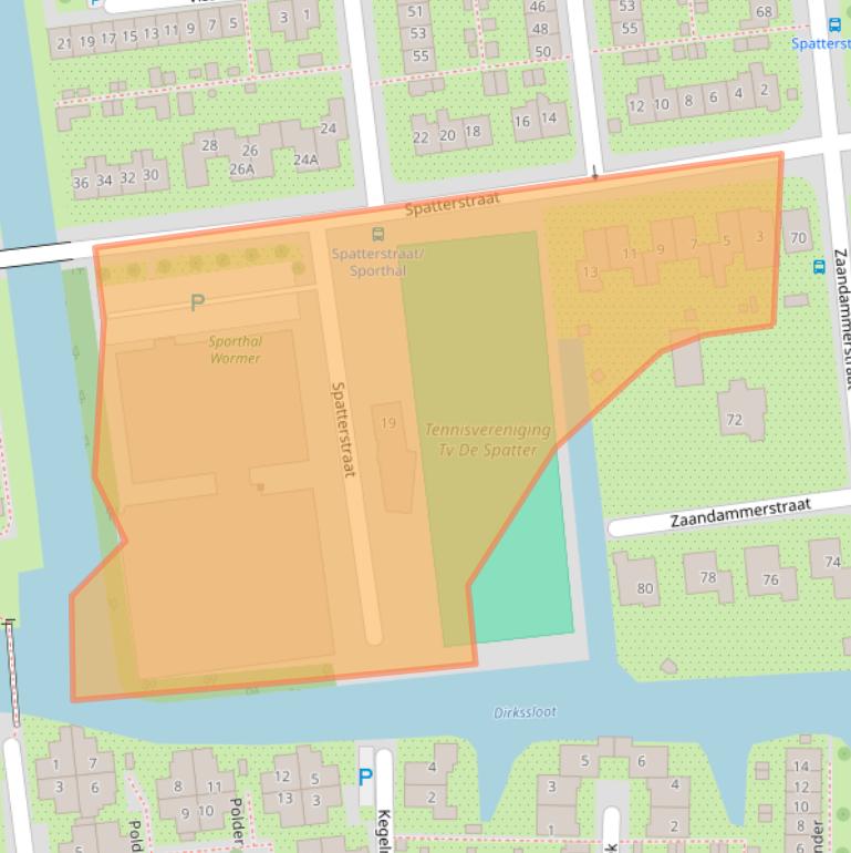 Kaart van postcodegebied 1531DA.