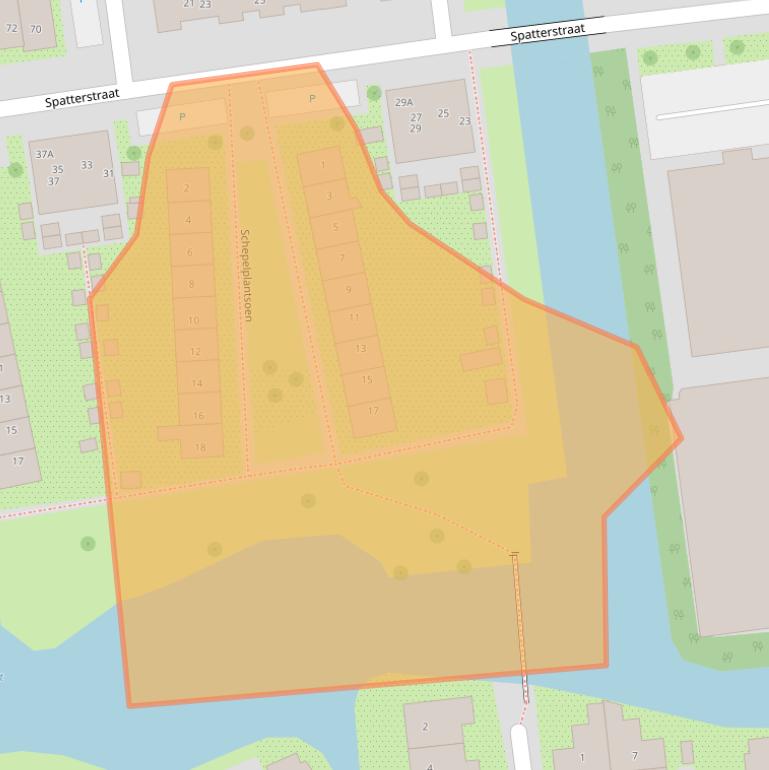 Kaart van postcodegebied 1531DN.