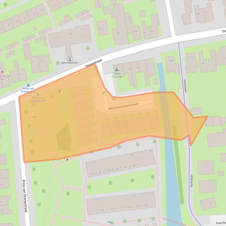 Kaart van postcodegebied 1531GJ.