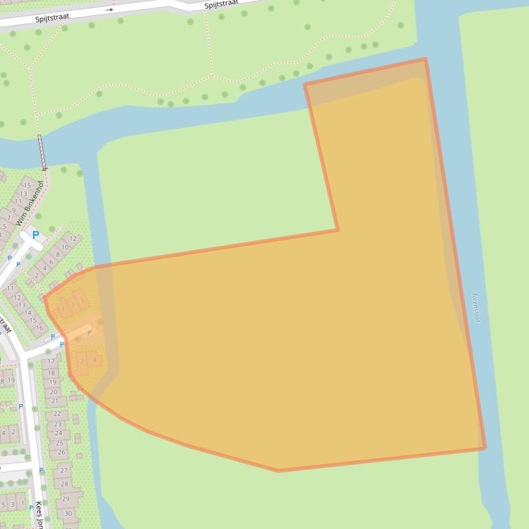 Kaart van postcodegebied 1531GR.