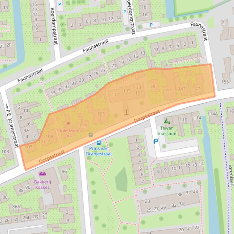 Kaart van postcodegebied 1531HC.