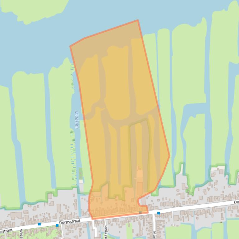 Kaart van postcodegebied 1531HG.