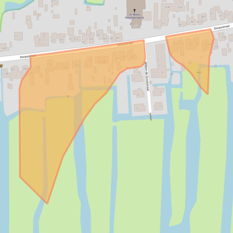 Kaart van postcodegebied 1531HW.