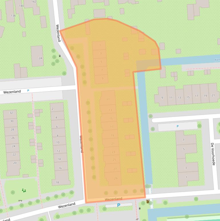 Kaart van postcodegebied 1531LD.