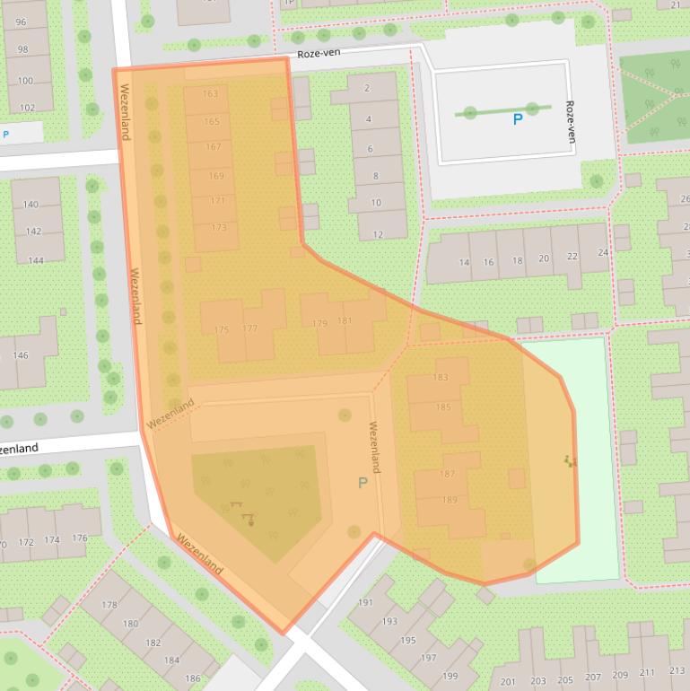 Kaart van postcodegebied 1531LJ.