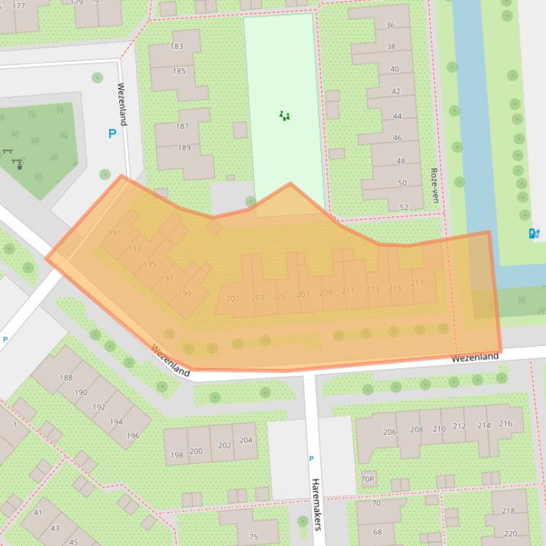 Kaart van postcodegebied 1531LK.