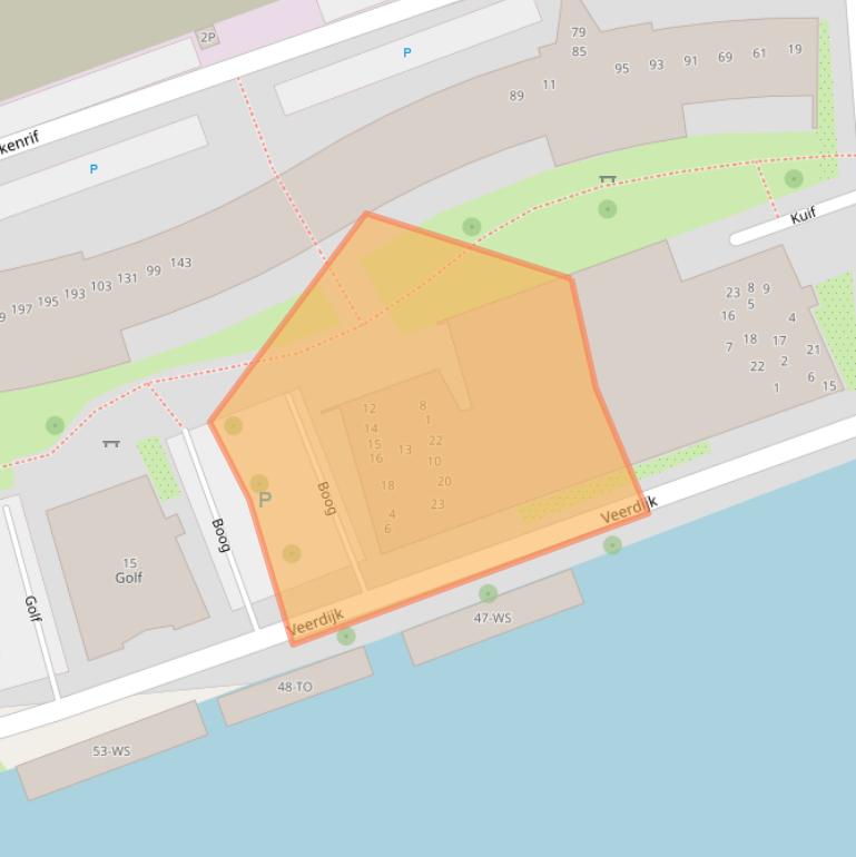 Kaart van postcodegebied 1531MJ.