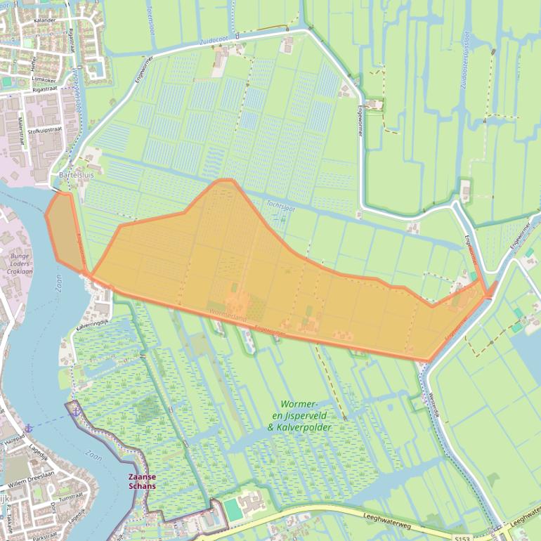 Kaart van postcodegebied 1531MV.