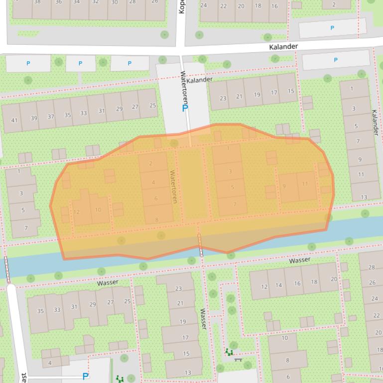 Kaart van postcodegebied 1531NG.
