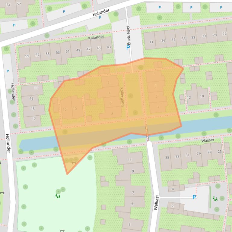 Kaart van postcodegebied 1531NH.
